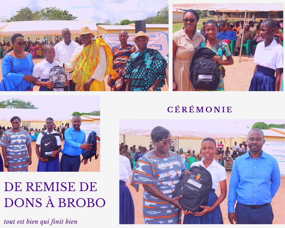 Riddef_Officiel's tweet photo. #scolarisation
#remisededon
#élèves
#brobo https://t.co/zDMusm0aTv