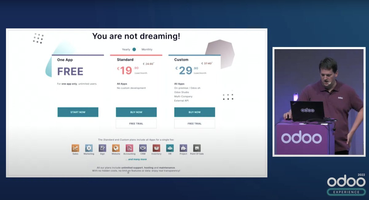 Subteno_'s tweet photo. ✨ De nouveaux tarifs pour la solution #Odoo !
👏 29,90€ /utilisateur/mois pour une #solution Odoo personnalisée sans limites d'applications.
#OdooExperience #subteno https://t.co/naix0zKivr
