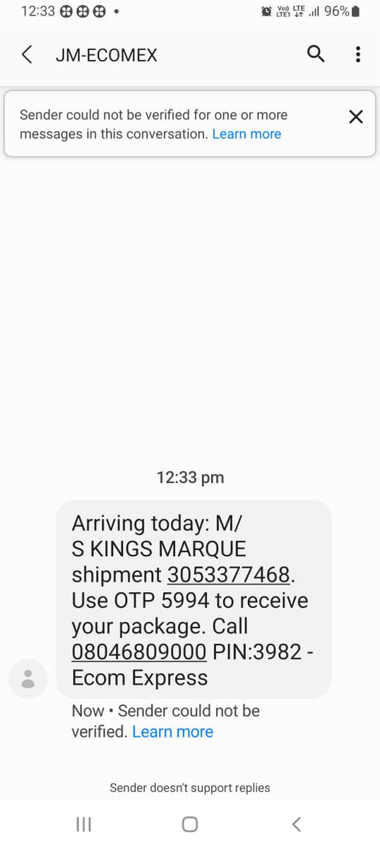 ravindra22787's tweet photo. @Wooden_street this is regarding order number 349200. Order has not been delivered after coming to the door step as the otp shared by seller was wrong and no one from wooden street responded.  Please cancel the order and initiate refund asap https://t.co/9Ds2UYhJqO