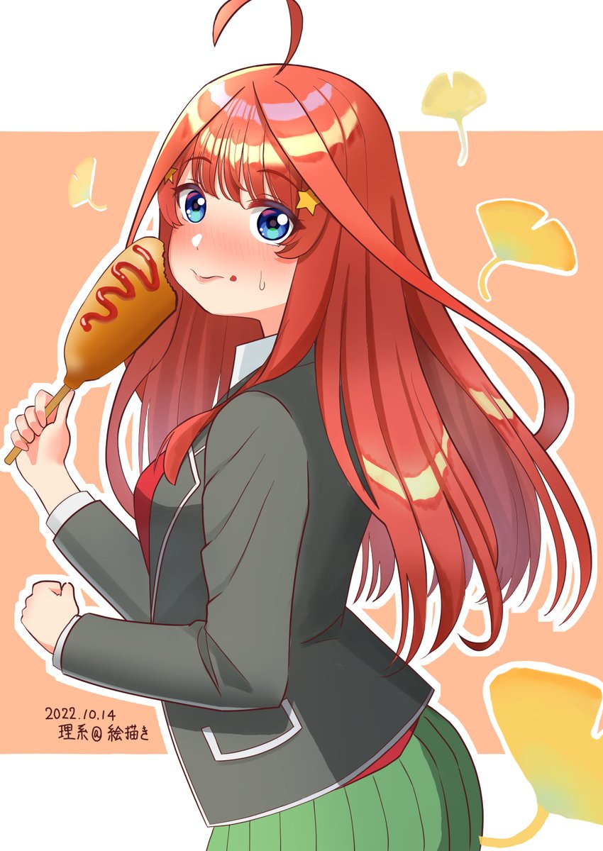 理系絵描き■C105日曜東4ラ61bさんがTwitterに投稿した中野五月(五等分の花嫁)のイラスト。