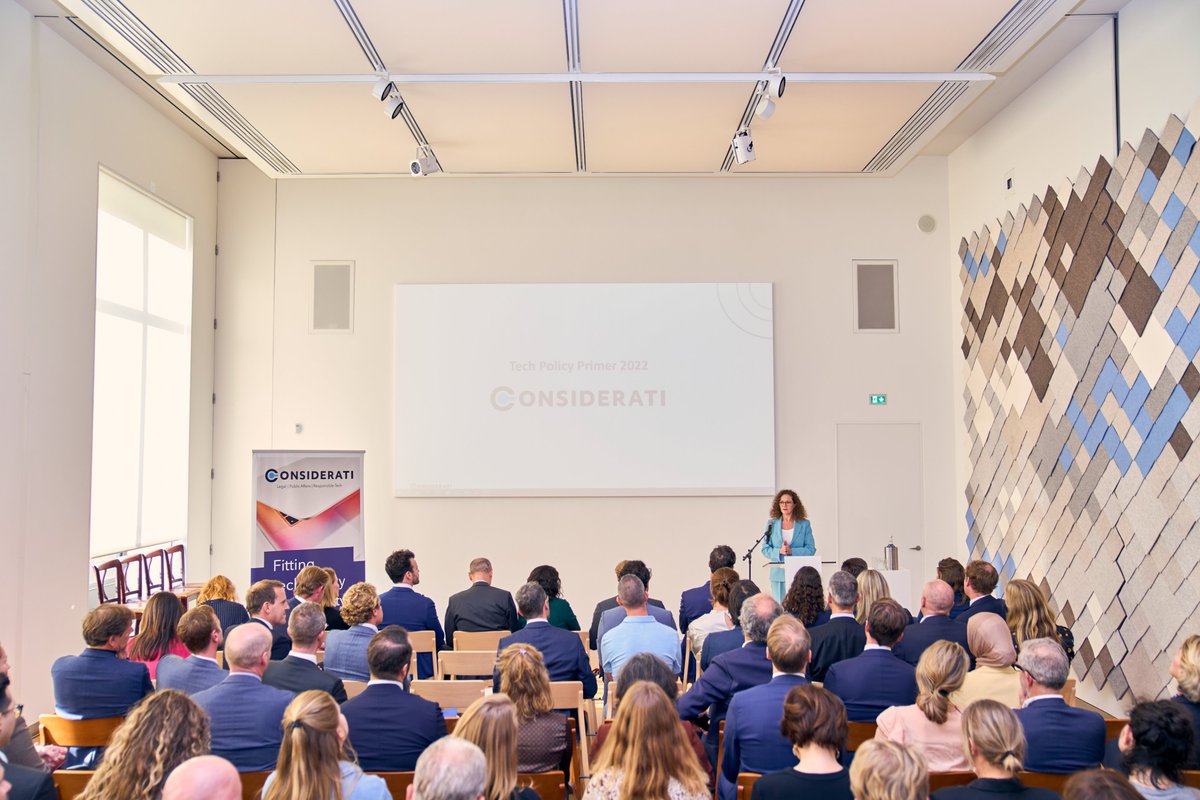 Yesterday, the Tech Policy Primer 2022 - a pre event of CES Unveiled - took place at the Mauritshuis. Politicians, business leaders, policy makers and academia discussed tech and digital policy in this current (economic) climate. Read more on our page: considerati.com/news/reflectio…