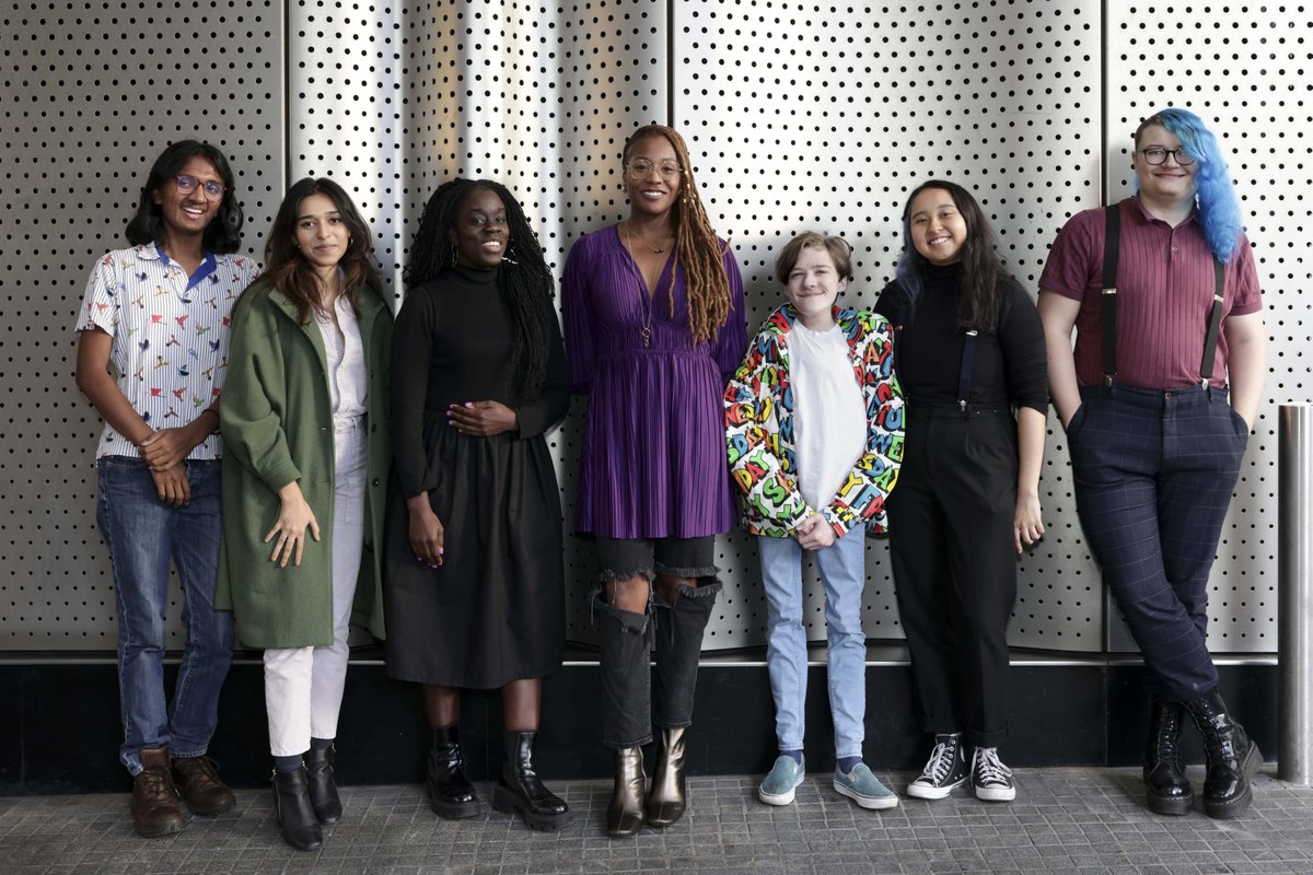 BFI_Industry's tweet photo. We're delighted our #LFF Critics Mentorship Programme has been shortlisted in the @BigScreenAwards!

This year's mentees have spent the past week working with @BritBlacklist &amp; @AmonWarmann, interviewing filmmakers including Neil Maskell &amp; Nikyatu Jusu, and watching lots of films https://t.co/l2dTuMhHJU