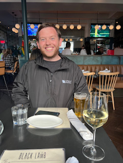 BMCPharmRes's tweet photo. #PharmRes Intro's @JacobTPeace PGY-1 Res

SOP:@UK_COP
Professional ❤️: EM &amp; CC

Fun: Hiking, going to concerts/live music events, checking out new restaurants &amp;breweries

#WhyBMC:I chose BMC because of the focus on DEI, opportunities for learning/growth, &amp; the patients! https://t.co/6URdTEypoz