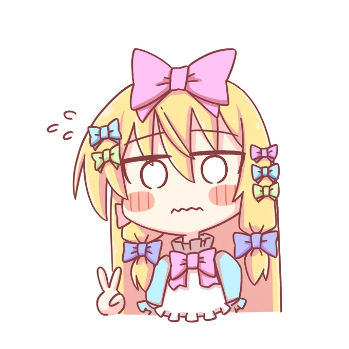 マキマキワンドロお題は「リボン」#ツルマキマキ#弦巻マキ深夜の真剣お絵描き60分勝負 