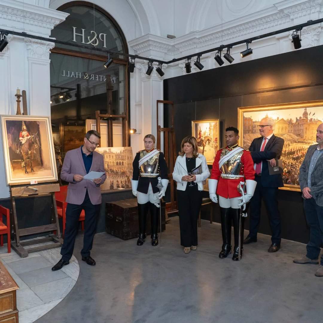 It's finally here! 🎉 My Household Cavalry Artist Residency Exhibition has opened! It has been the greatest honour to follow the regiment through Covid, The Platinum Jubilee and then The Queen's Funeral

The Exhibition now runs until 28th October <a href="/PanterandHall/">Panter & Hall</a> Gallery
#London