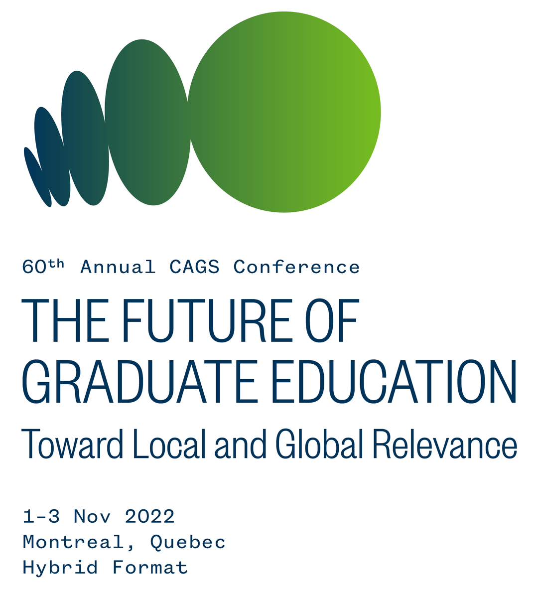 CAGS_OTTAWA's tweet photo. Check out our 60th Annual CAGS Conference

The Future of Graduate Education: Toward Local and Global Relevance

1-3 November 2022
Montréal, Québec
Hybrid Format - virtual options available!

Complete Conference Agenda Now Available:
https://t.co/URlXm6LNt9 https://t.co/CjGroyiMVf