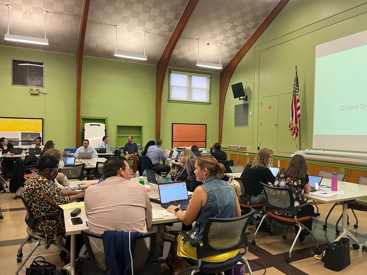 korustrategy's tweet photo. We're onsite at @christinak12, kicking off a Readiness Year with Elementary Principals and Instructional Coaches to start integrating the #DataWiseImprovementProcess and building a shared culture around data and learning. https://t.co/4FlsSn1dM9