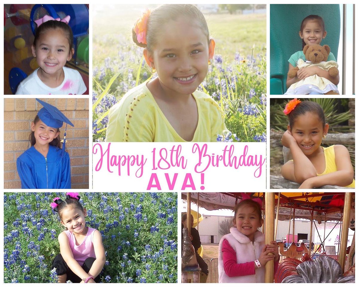 rsendejo's tweet photo. Happy 18th Birthday to my baby girl Ava Pena! God’s blessing on you, and I pray life brings you happiness always. I am proud and blessed to call you my daughter. Love you mucho mas chica!😍🥳🎈🎉 https://t.co/FrNIC5tFnw