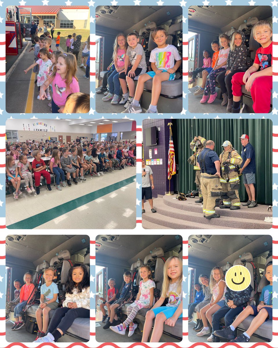 Today in Kindergarten we enjoyed a wonderful presentation from Indian Harbor VFD about Fire Safety! Afterwards we got to see the inside of a fire truck 🚒 🔥<a href="/mambrinosteam/">STEAM Academy at Mambrino</a> #FirePreventionWeek  #noplacelikeMAMBRINO #PlantGrowBloom