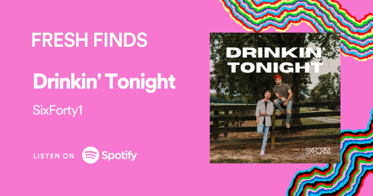 Y’all go check out #DrinkinTonight on <a href="/Spotify/">Spotify</a>’s #FreshFinds playlist! 🙌🏼 spoti.fi/3g2nZzh #CountryMusic