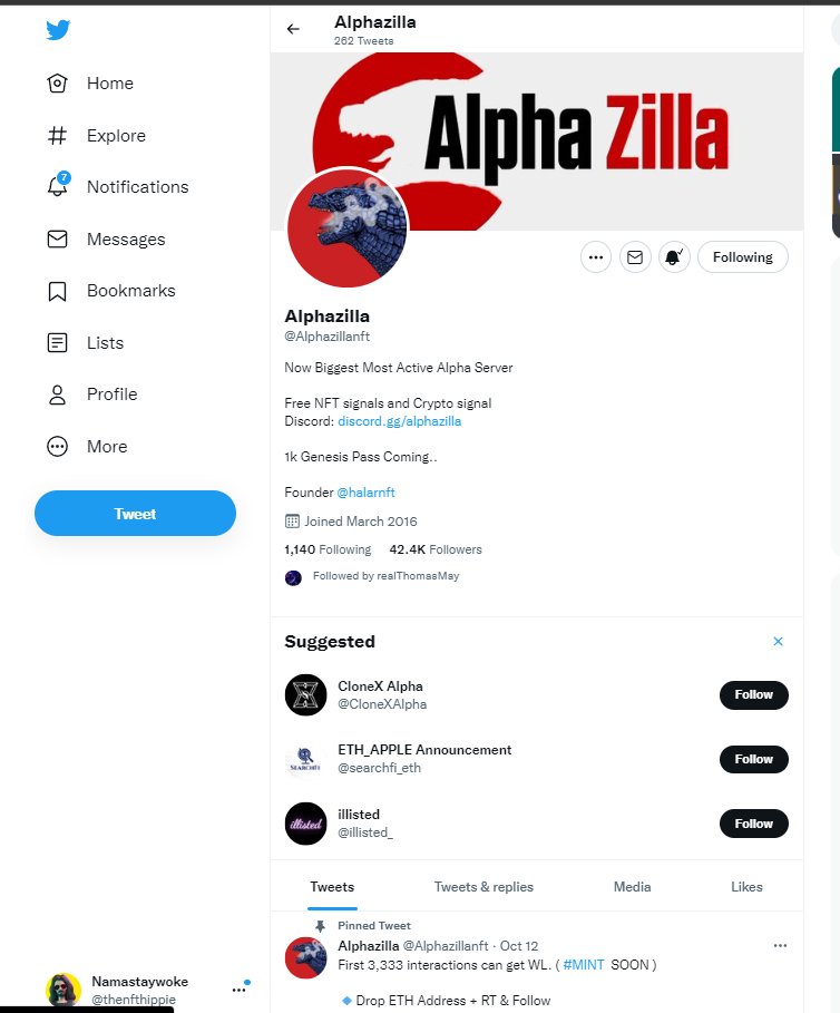 thenfthippie's tweet photo. @Alphazillanft LFGGGGGGGGGG 

0x1fE8592C783Aa036917ceC46BBd5f430232A2A52 https://t.co/IiQkimFEeg