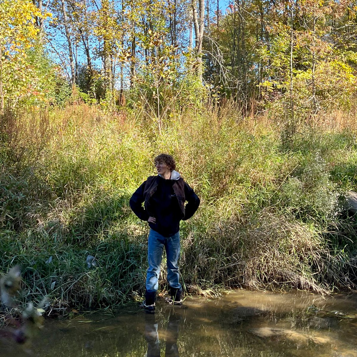 waynflete's tweet photo. Upper School students recently conducted a water quality study at the Mill Brook Stream in Westbrook! They ran various tests and examined insect species to determine overall quality. #Waynflete #LearntoLearn https://t.co/9NHME9LAiK