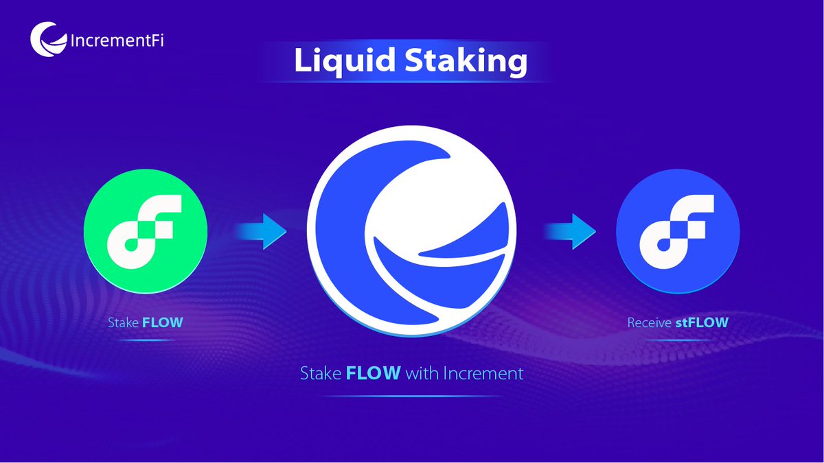 1/ Surprise!🤯🎉 Increment Liquid Staking Protocol (LSP) is now live on <a href="/flow_blockchain/">Flow.com</a> mainnet! 

For the first time in history, you can earn $flow staking rewards without locking funds. Check it here ⬇️

app.increment.fi/staking

Features:  a 🧵👇