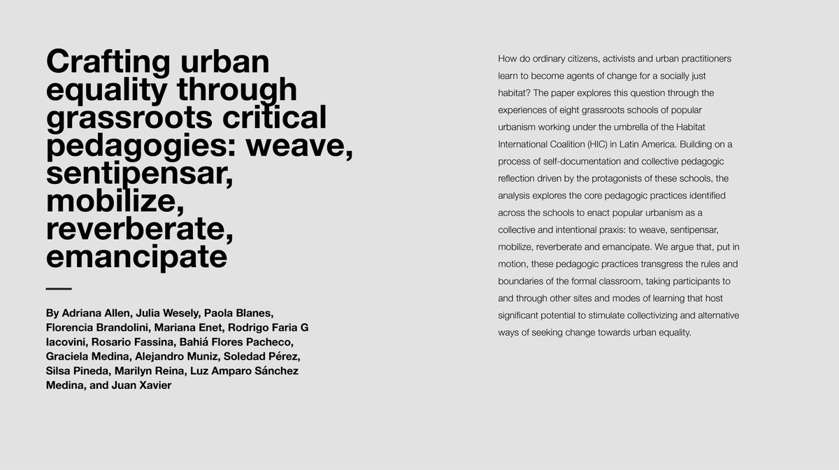 The Bartlett Development Planning Unit (DPU) tweet media