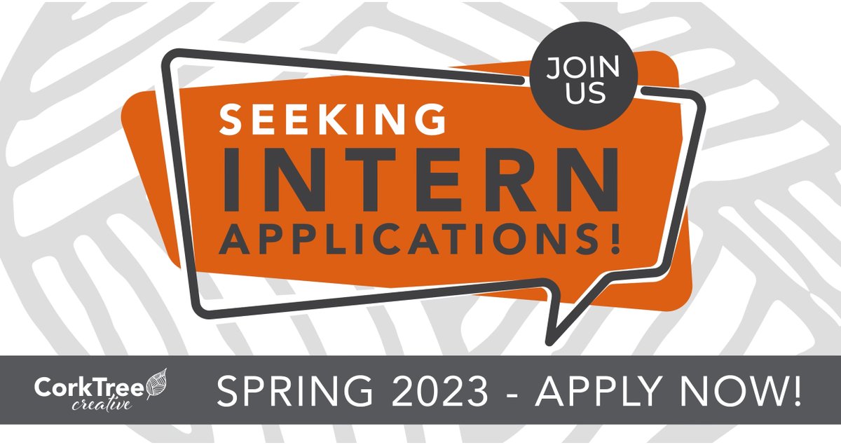 CorkTreeCreativ's tweet image. Calling all college-level, public relations students! It&apos;s time to apply for our internship program. Coursework in PR is helpful but a love of writing is a MUST. Apply today:  loom.ly/_FUhLBI  
#loveofwriting #publicrelations #applytoday #internship