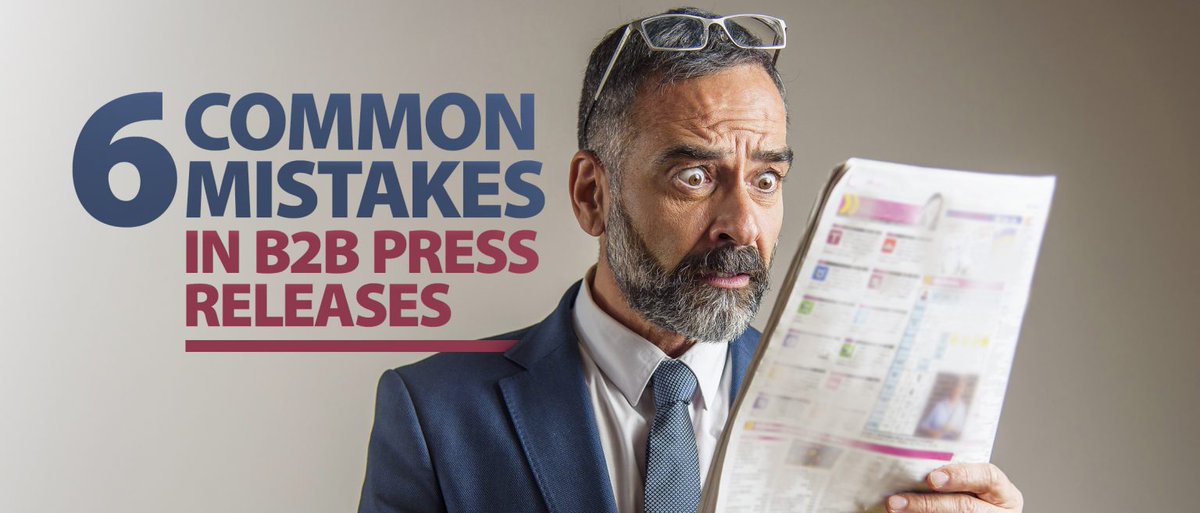 Press releases from B2B companies should offer a better experience for both the journalists who receive them and the company that sends them out.

Do you know how to avoid the most common pitfalls when crafting your release?

bit.ly/3yhIlLd

#b2bmarketing #marketingtips