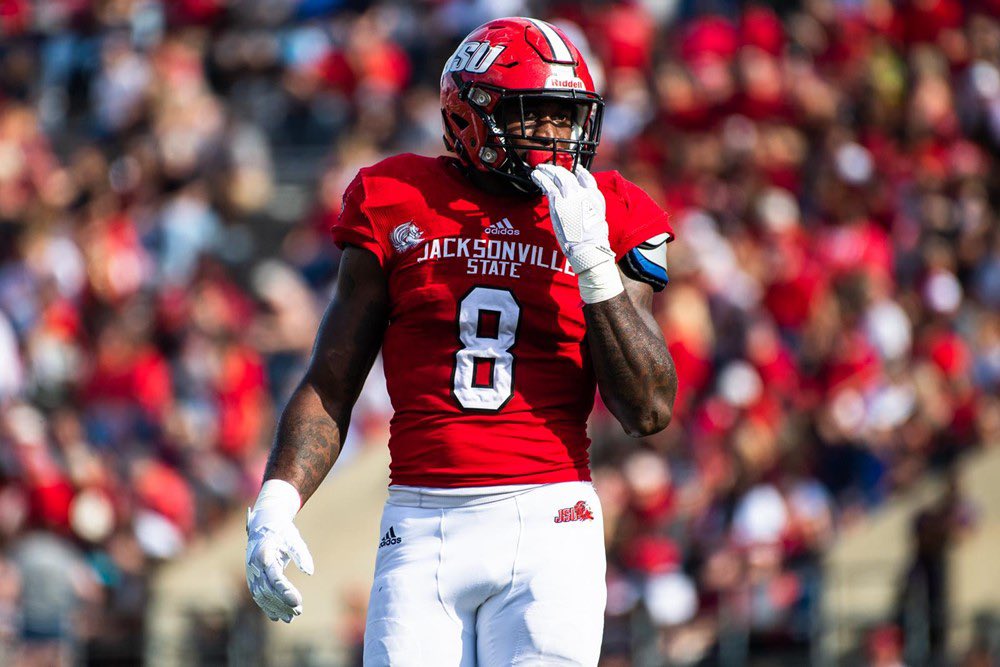 JamalMiles18's tweet photo. #AGTG Blessed to receive an ⭕️ffer from Jacksonville State University!!
@Coach_MikeVick @causey_tom @ALLGASTRNG @GasCrew7v7 @SWiltfong247 @adamgorney @RWrightRivals @ChadSimmons_ @CoachEHicks https://t.co/0tIqw3uaaw