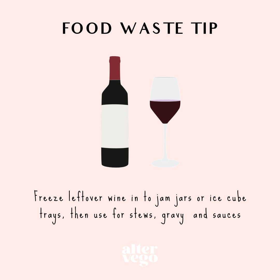 wearealtervego's tweet image. Want to avoid food waste at home? Here's one of our favourite tips for using leftover wine!

#wine #leftoverwine #FoodWasteActionWeek #sharingiscaring #impact ##bethechange #foodwaste #foodie #zerohunger #zerowaste #noplastic #plasticfree #zerowasteliving #plasticpollution