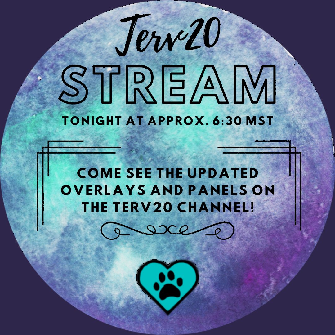 Hope to see you all there!!

#comesayhi #emote #mountainstandard #mst #overlays #panels #schedule #stream #streamer #streaming #tonight #twitch #twitchemote #twitchoverlay #twitchpanels #twitchstream #twitchstreamer #update #updated #updates