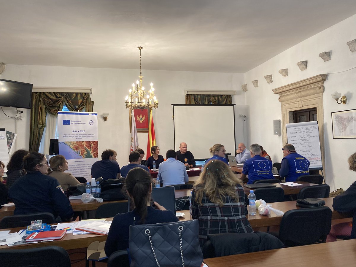 alexattolico's tweet photo. Celebrating #IDDR2022 on the field by taking part to a Intn #Exercise of a severe #earthquake in Kotor Bay Montenegro. @provpzresilient put the basis for further cooperation with #Kotor #Tivat #Herceg_Novi in #MCR2030 as @UNDRR_ECA #ResilienceHUB #Balance_project @eu_echo @DPCgov https://t.co/G1wTHPj2r9