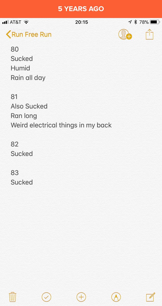 runfreerunner's tweet photo. During my transcon I jotted down a few notes at the end of each day. This series always makes me laugh https://t.co/SyYzCtwOlN