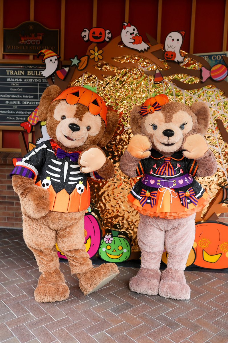 Good Morning  #Halloween2022 #Halloween #ShanghaiDisneyland  #SHDL #上海ディズニーランド #ディズニーランド  #上海ディズニーリゾート #Disney #Disneypark #Disneyland #Duffy #ダッフィー #シェリーメイ