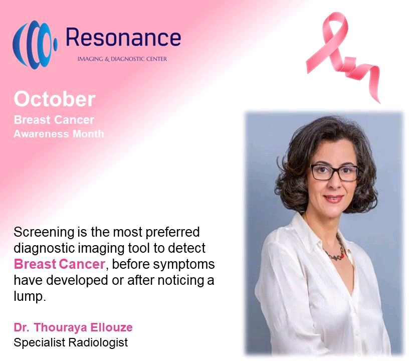 Dr. Thouraya Ellouze is a #specialistradiologist with 20 years of expertise in #diagnosticradiology 

She specializes in #bodyimaging with emphasis on #femaleimaging – which includes #breastimaging, #pelvicimaging, #ultrasound & #mammography.

#BreastCancerAwarenessMonth