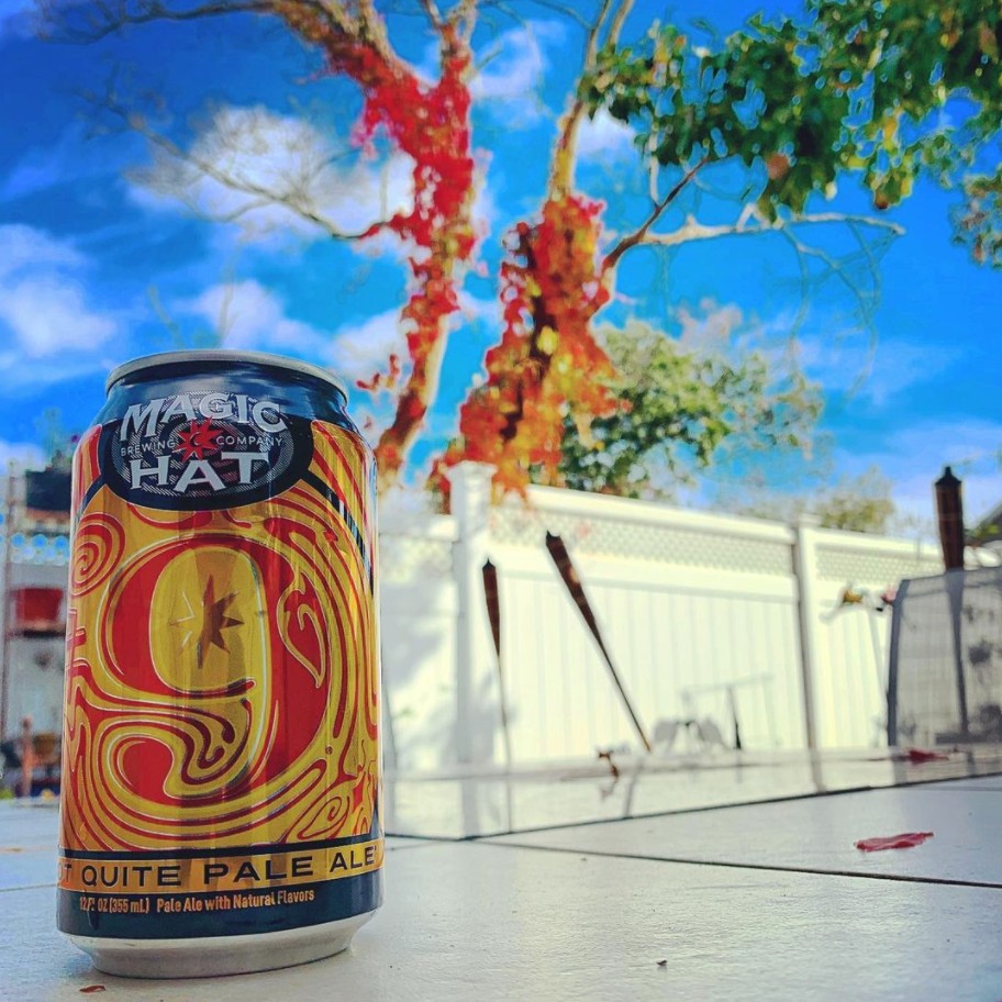 Picture this: it's a beautiful fall day, the air is crisp and you have a cold #9 waiting for you. 📷: @sweetstout0027