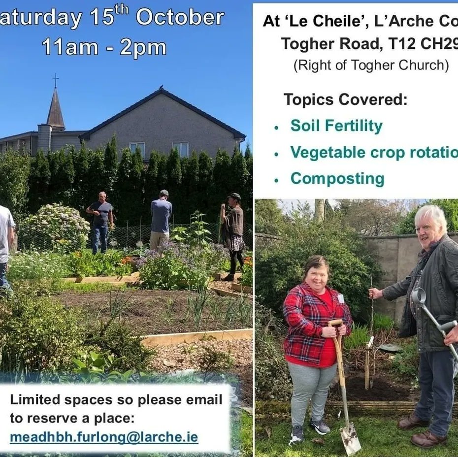 Organic gardening talk this Saturday in Cork. Come and have a look at our Compost Shower