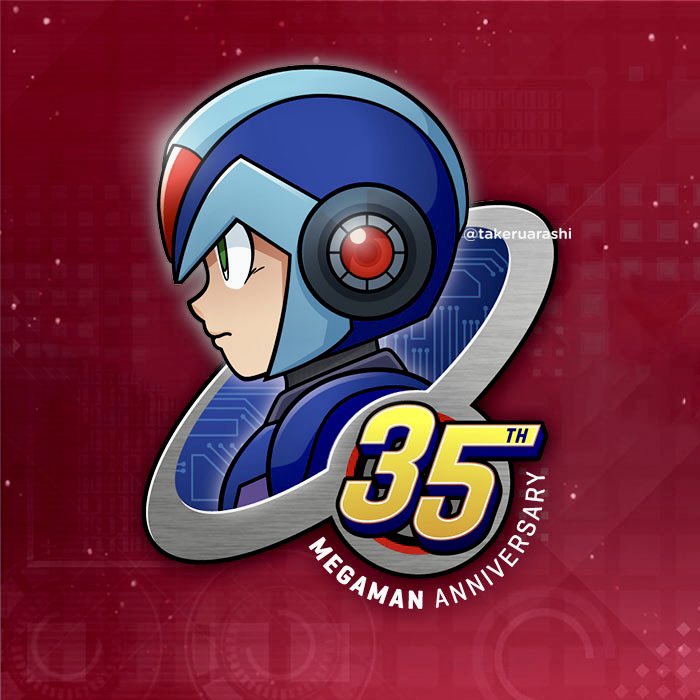 TakeruArashi's tweet photo. This time it's X's turn, I used the colors from X logo; although his face it’s different, I achieved a cohesive style along Volnutt and .exe version. Don’t you think? ♥️💙
@themmnetwork @CapcomUSA_ @capcom_official #megaman35th #megaman #rockman #megamanx #rockmanx #ロックマンX https://t.co/ksXH7KSlv1