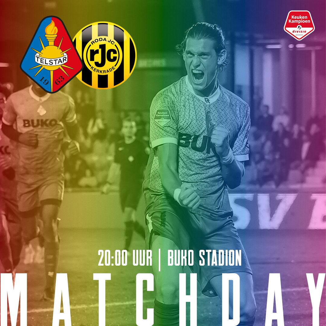 MATCHDAY!

Vanavond nemen de Witte Leeuwen het op tegen Roda JC in speciale regenboogshirts.

Scoor je ticket via telstarticket.nl en zorg dat je er bij bent!

#telrod #alltogetherchallenge #onelove