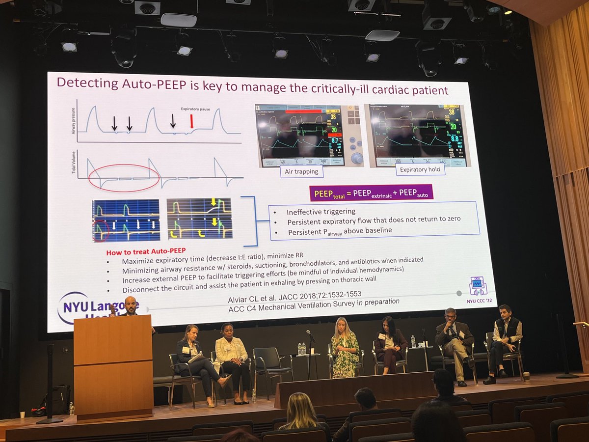 🔥🔥🔥 ⁦@carlosalviar⁩ delivers MasterClass on CV-pulm physiology! How should we manage vent in #CICU patients? ⁦@jameshorowitzmd⁩ ⁦@CardsNYC⁩ ⁦@AnnGageMD⁩ ⁦@venumenon10⁩ ⁦@RanLeeMD⁩ ⁦@JasonKatzMD⁩ ⁦@seanvandiepen⁩ #critcarecards22