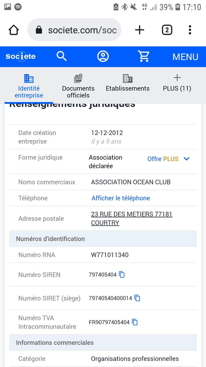 RyanLaFraude's tweet photo. @iamlaufernan Pour tous ceux qui disent que c'est de l'arnaque faut juste commander sur les bons site (clubs océan association déclarée) https://t.co/jBDf0dzMD7
