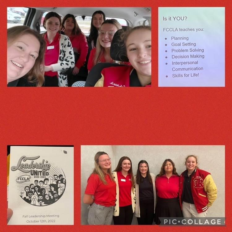 ALAHKnights's tweet photo. FCCLA members and Mrs. Voegel attended the Illinois FCCLA Fall Leadership Meeting at EIU.  While there they heard a keynote speaker and attended workshops of various topics. https://t.co/Ti1izdrebW