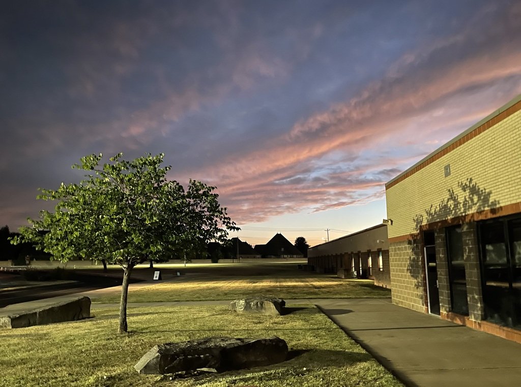 What a gorgeous picture that was captured earlier this week! 

photo cred: Principal McAuliffe