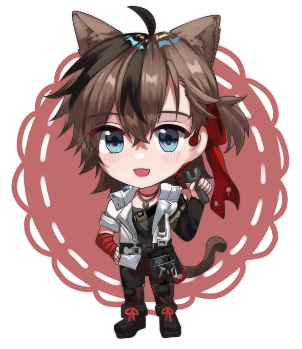Stainless Chibi #アークナイツ #Arknights #白铁 