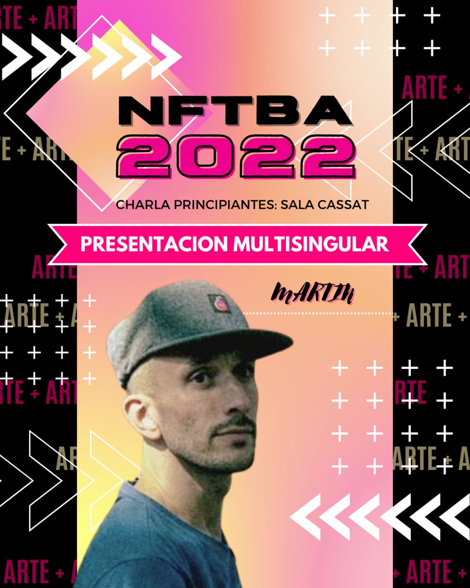 NFTBA22's tweet photo. 👨🏻‍🎨Te presentamos a Martin Lago, artista y promulgador de la cultura NFT, el cual nos dará una charla sobre MULTISINGULAR, producto de la experimentación con los Oculus Quest, en donde pudo crear un entorno virtual a imagen y semajanza conceptual de su obra física🔥 https://t.co/Eik8ctej1w