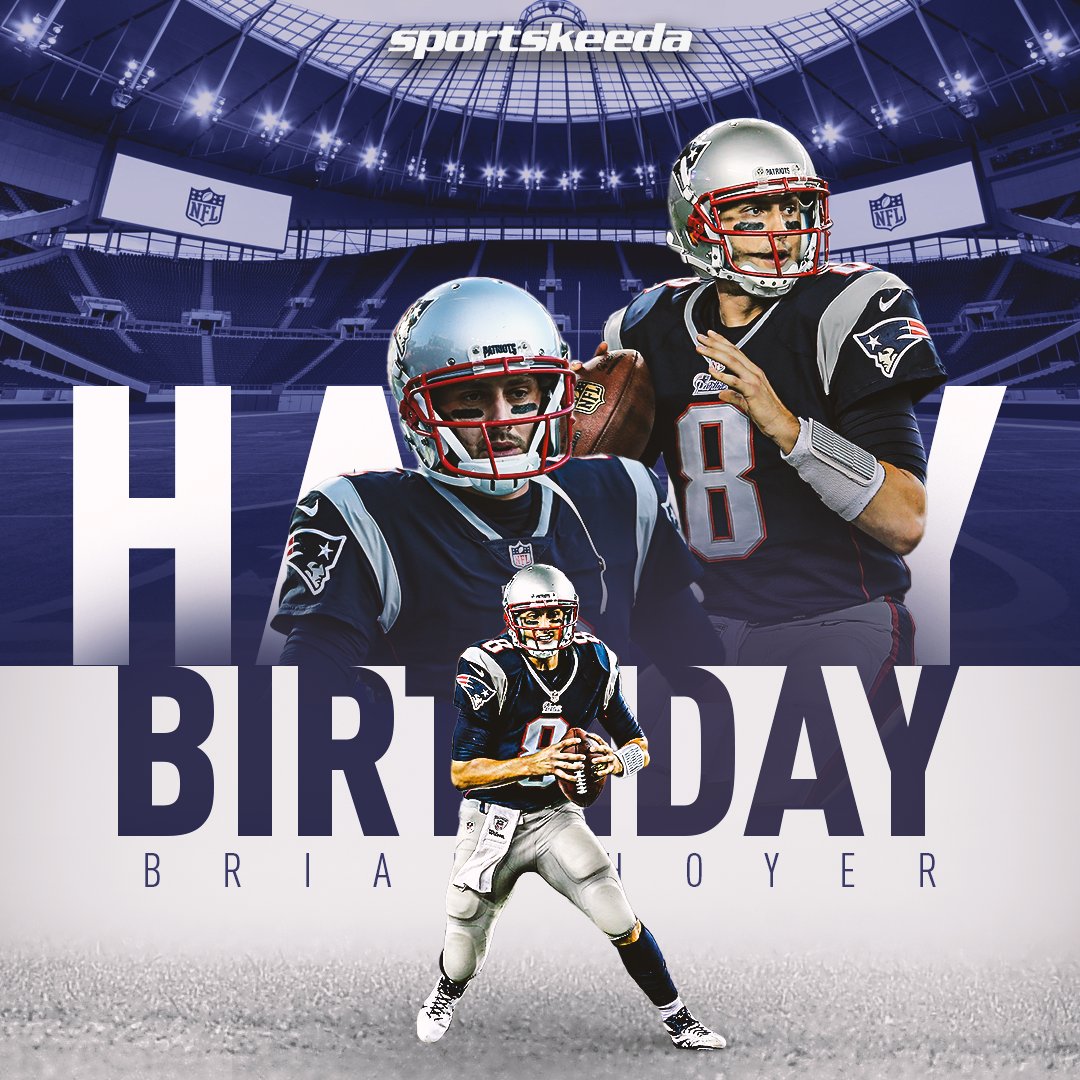 Happy 37th birthday to New England Patriots QB Brian Hoyer!! Super Bowl 53 champion 10,668 career passing yards 