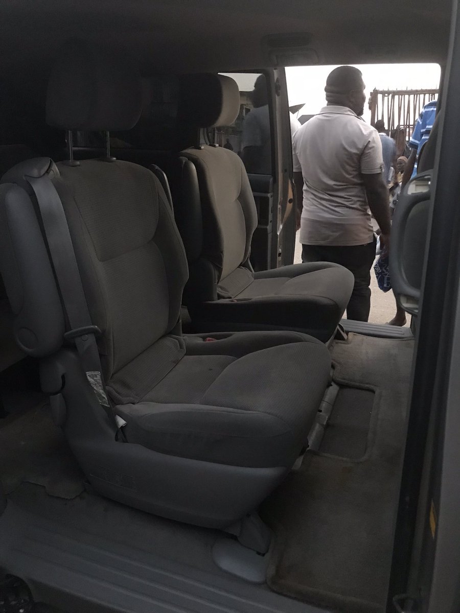Toronto_autos's tweet image. Toyota Sienna 2005 Foreign used, total firstbody ✅ Pristine condition ✅ 4.3m🤝 Location Surulere

#EndASUUstrike Ondo Apostle Firmino #Endsars Wizkid Araujo Laporta Beijing $BTC $ETH Burna Boy Omonia Nicosia Welcome to Europa Barca Barcelona Busquets Pique Rip Rico Tobi Amusan