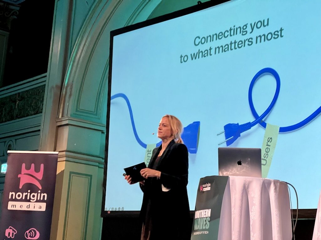 Spent the afternoon ⁦<a href="/NorthernWavesTV/">Northern Waves TV</a>⁩ sharing my thoughts on how we have to collaborate to create amazing customer experiences and reaching out with all the great TV and streaming content ⁦<a href="/Twefratelenor/">T-We fra Telenor</a>⁩. Thank you for the opportunity ⁦<a href="/NoriginMedia/">Norigin Media</a>⁩