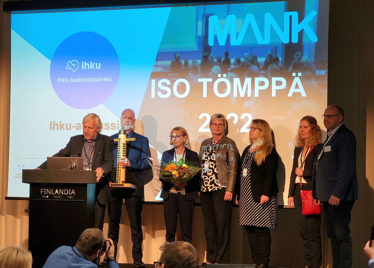 Alan arvostetuimman tunnuksen, Iso Tömppä -palkinnon myönsimme tänä vuonna <a href="/ihkuallianssi/">ihkuallianssi</a>:lle. Suuret onnittelut! 🥂🎉 #MRP2022