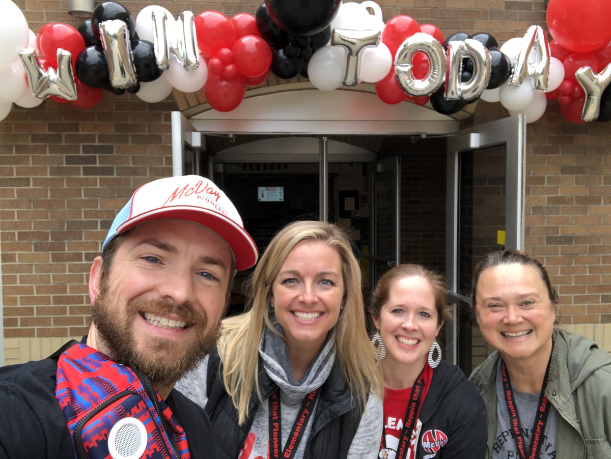 Grateful for this amazing leadership team at <a href="/McVayWCS/">McVay Elementary</a>! Great day to #WinToday at the #Walkathon!! 

p.s. GOTTA bring out the JAMMY PACK for the Walk-a-thon!!