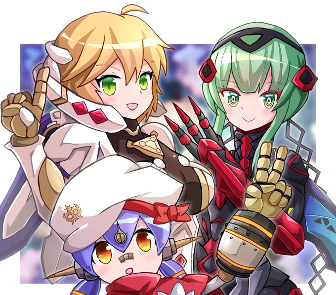 ゼノブレイドのメカ娘三銃士を連れてきたも 