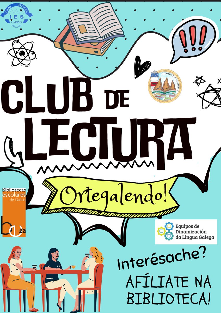 ortegalendo's tweet photo. Andamos organizando os grupos de lectura deste curso. Se ti tamén queres vir ler connosco, apúntate na Biblio! 

#ortegalendo #bescolaresgal https://t.co/lZnHVMR2HR
