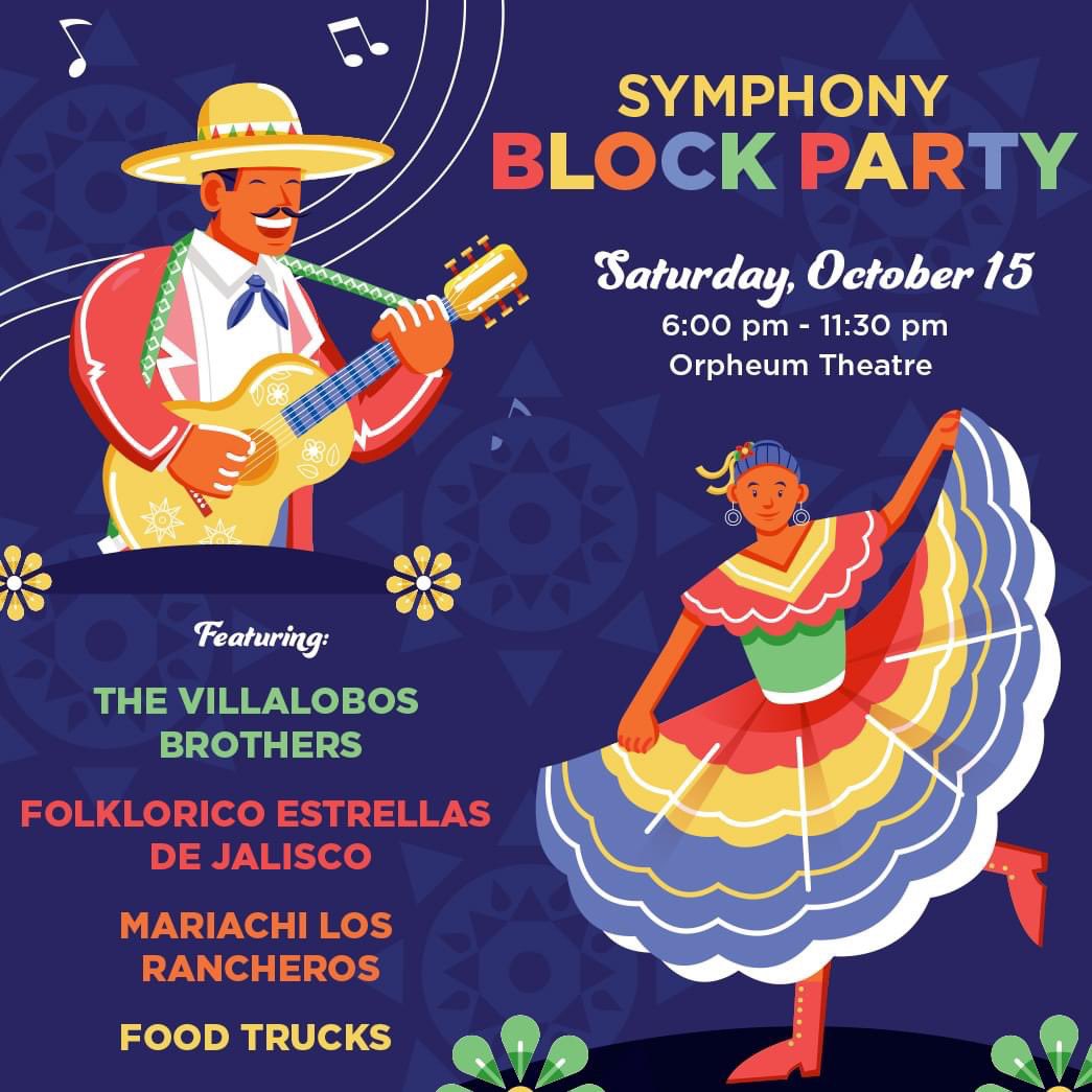 The Villalobos Brothers are this Saturday. Make sure to stick around after the concert, a local Mariachi band - MARIACHI LOS RANCHEROS – will perform from 9:30-11:30 PM in the Orpheum lobby for a special post-concert dance party with food trucks!You don’t want to miss it!
