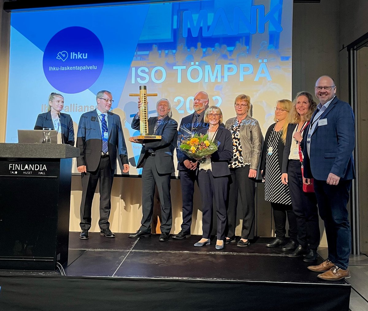 Lämpimät onnittelut koko Ihku-allianssin porukalle Ison Tömpän johdosta. Olette todellakin ansainneet tunnustuksen hyvästä työstä! <a href="/vaylafi/">Väylävirasto</a>  #MRP2022