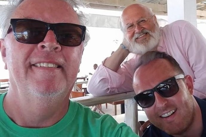 The Alternative Travel Awards are back for the 30th year &amp; back at their spiritual home <a href="/royalgdnhotel/">Royal Garden Hotel</a> on Dec 15th ... refurbished and looking good ..which is more than you can say for the host pictured here with his two sons
Tickets from viv@discerningcollection.com
<a href="/alt_travel/">Alt Travel Awards</a>