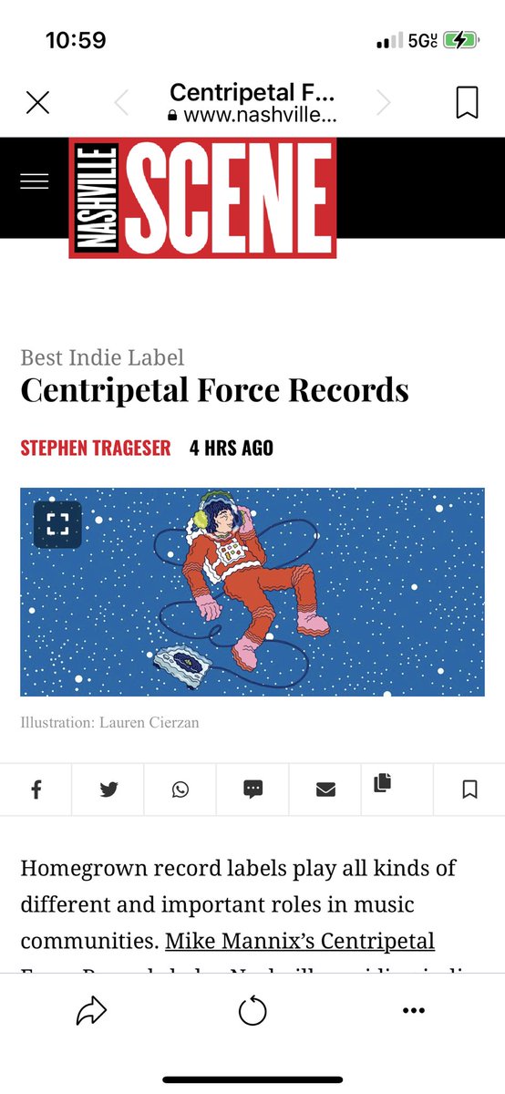 Can’t forget to shout out BOYD Dj Mike Mannix for his #bon2022 award for <a href="/curvedpath/">Centripetal Force Records</a> from the <a href="/NashvilleScene/">Nashville Scene</a>. Congrats!!!