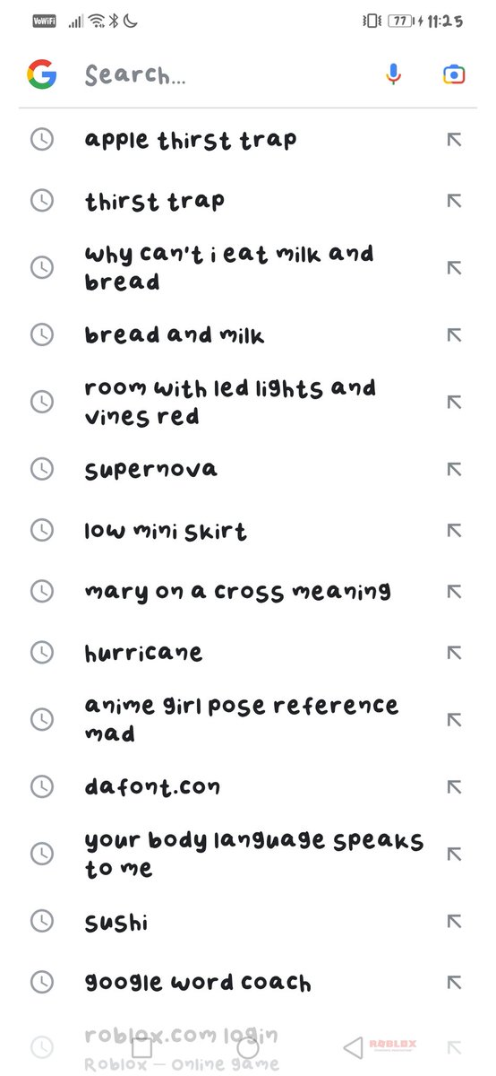 berryTuber's tweet image. I have a weird search history..