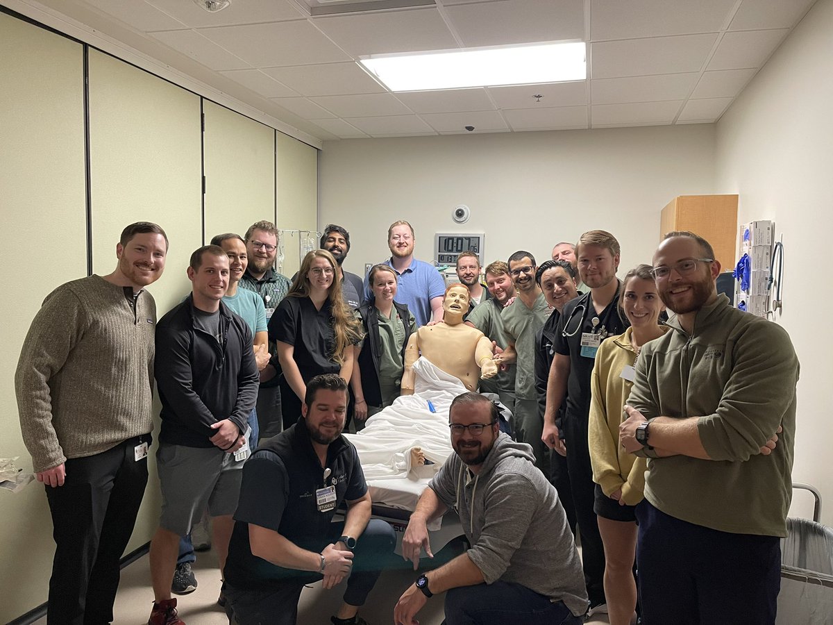 BoBurnsDO's tweet photo. Part of our crew today for Flu vaccinations, simulation and discussion of non-inferiority trials! #EMBound @OUEmergencyMed @DocTulsa @ljanneck @jgentgesdo @radicito @emresidents https://t.co/rSy0pxDs60